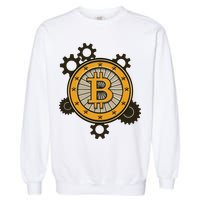 Bitcoin Gears Garment-Dyed Sweatshirt