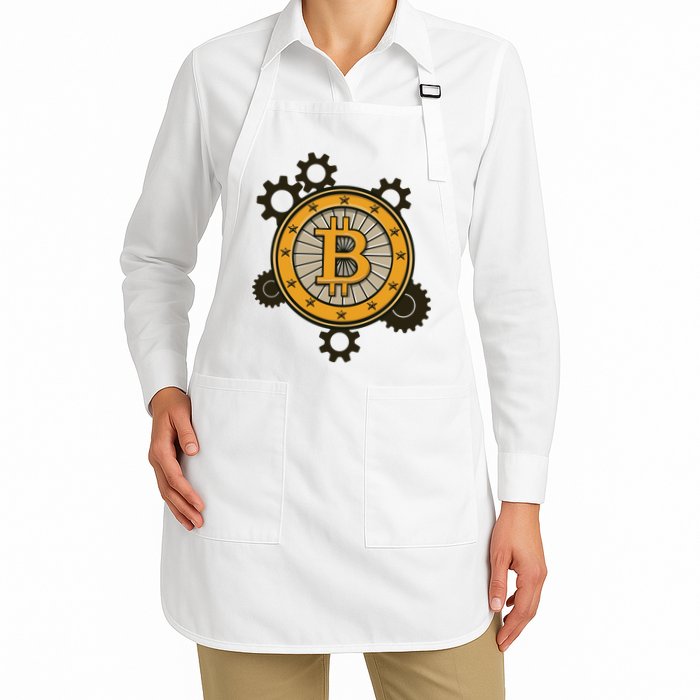 Bitcoin Gears Apron