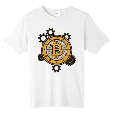 Bitcoin Gears Tall Fusion ChromaSoft Performance T-Shirt