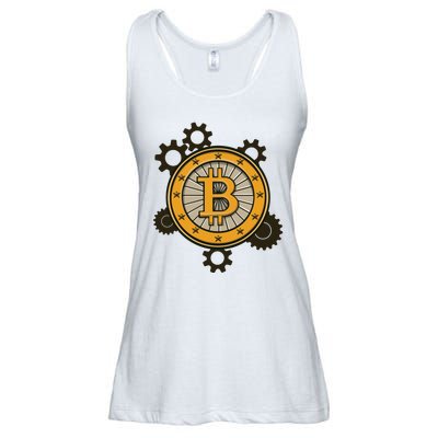 Bitcoin Gears Ladies Essential Flowy Tank