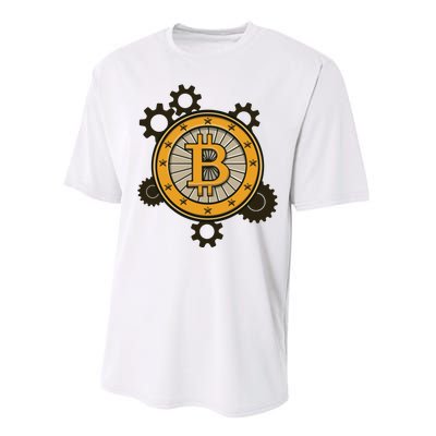 Bitcoin Gears Performance Sprint T-Shirt