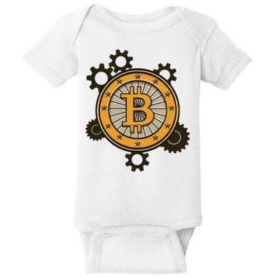 Bitcoin Gears Baby Bodysuit