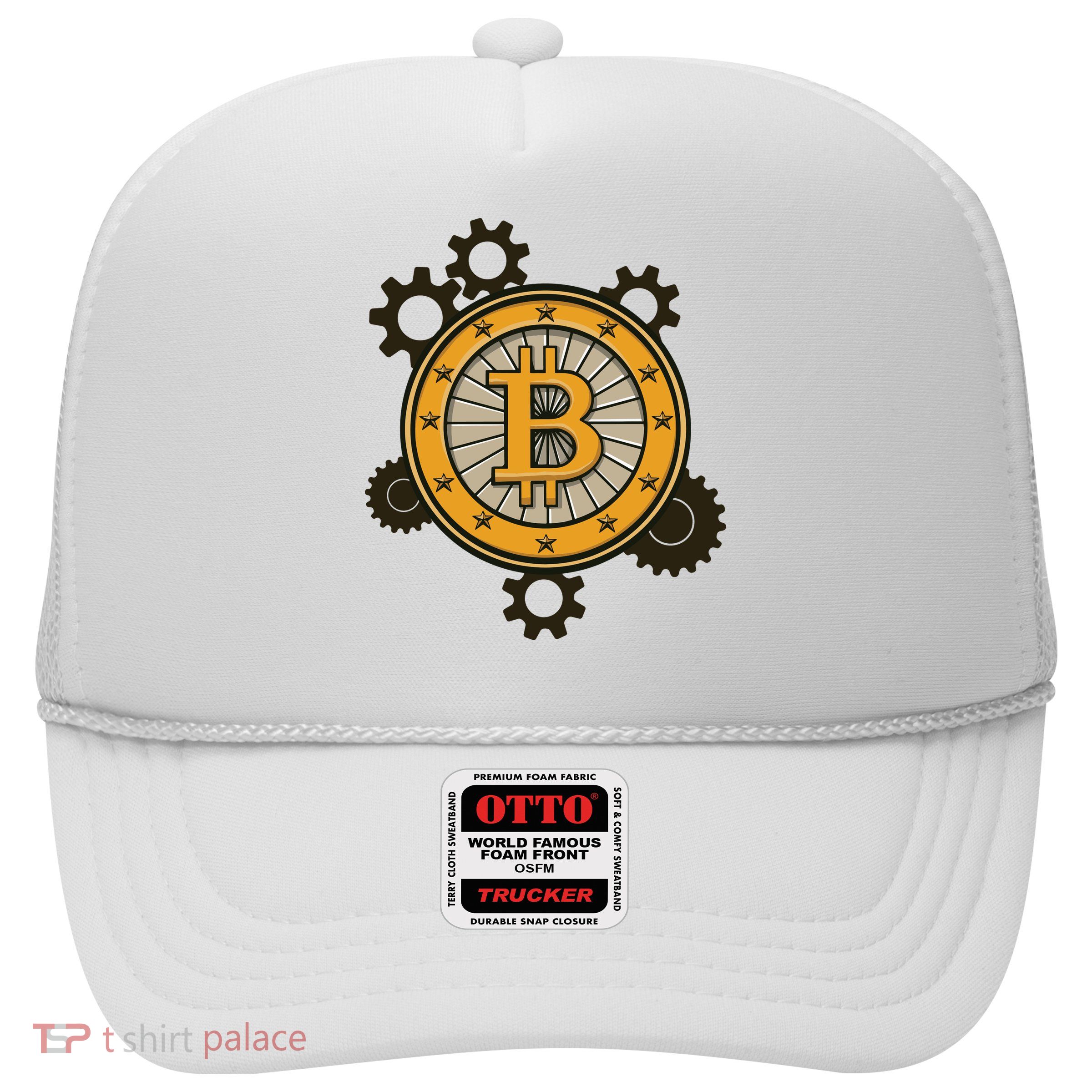 Bitcoin Gears Trucker Hat