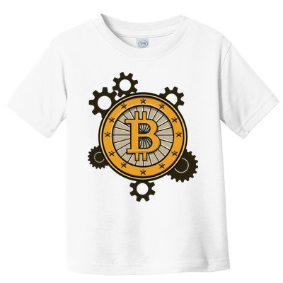 Bitcoin Gears Toddler T-Shirt