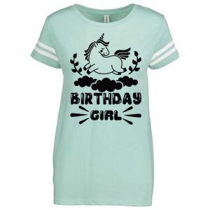 Birthday Girl Enza Ladies Jersey Football T-Shirt