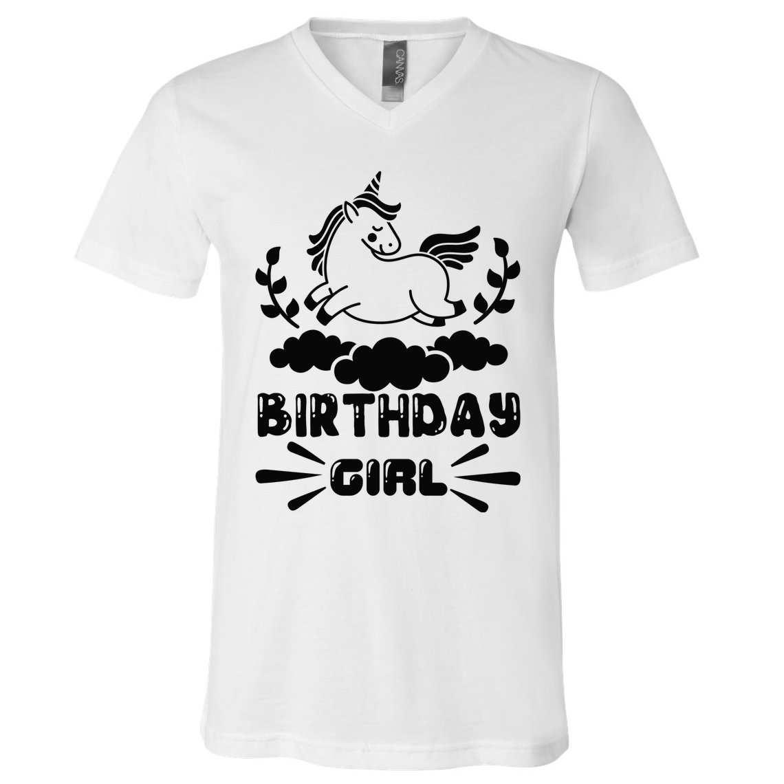Birthday Girl V-Neck T-Shirt