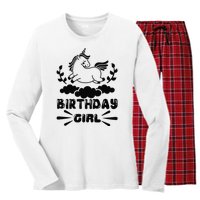 Birthday Girl Women's Long Sleeve Flannel Pajama Set 