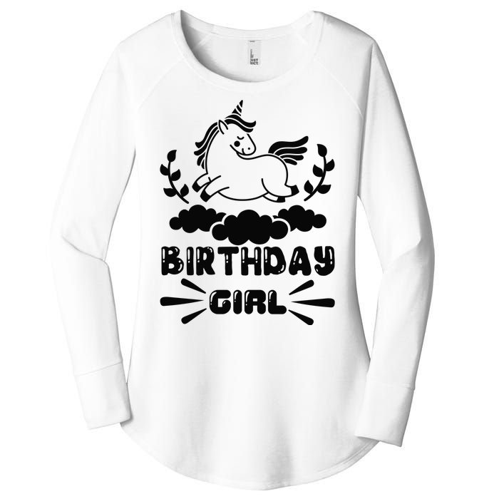 Birthday Girl Women's Perfect Tri Tunic Long Sleeve Shirt