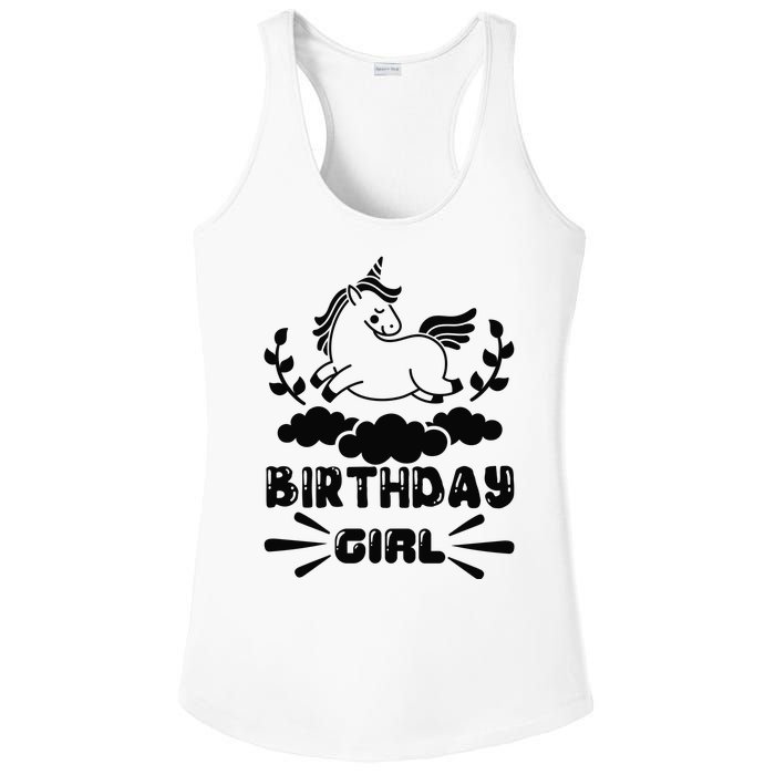 Birthday Girl Ladies PosiCharge Competitor Racerback Tank