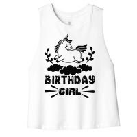 Birthday Girl Women's Racerback Cropped Tank