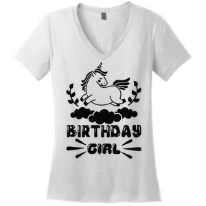 Birthday Girl Women's V-Neck T-Shirt