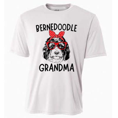 Bernedoodle Grandma Bernedoodle Dog Nana MotherS Day Cooling Performance Crew T-Shirt