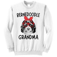 Bernedoodle Grandma Bernedoodle Dog Nana MotherS Day Sweatshirt