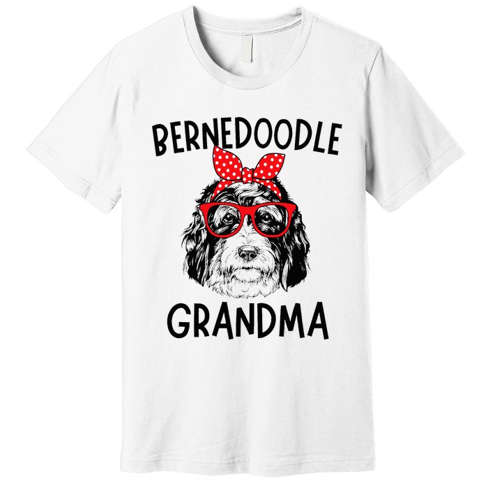 Bernedoodle Grandma Bernedoodle Dog Nana MotherS Day Premium T-Shirt