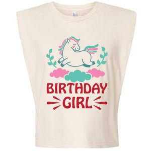 Birthday Girl Garment-Dyed Women's Muscle Tee