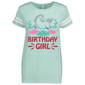 Birthday Girl Enza Ladies Jersey Football T-Shirt