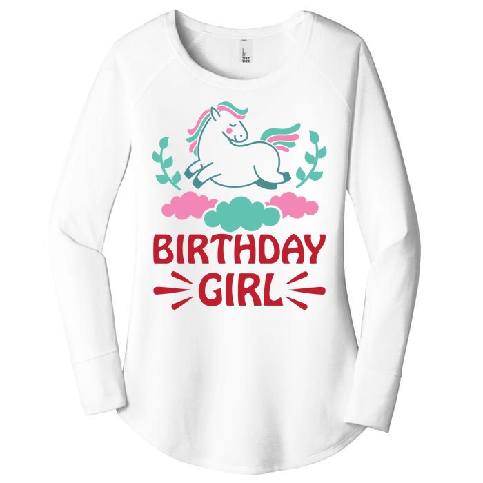 Birthday Girl Women's Perfect Tri Tunic Long Sleeve Shirt