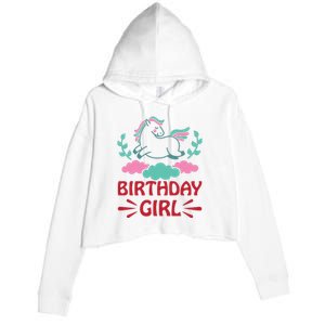 Birthday Girl Crop Fleece Hoodie