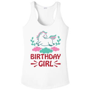 Birthday Girl Ladies PosiCharge Competitor Racerback Tank