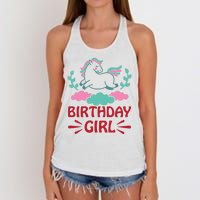 Birthday Girl Women's Knotted Racerback Tank