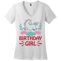 Birthday Girl Women's V-Neck T-Shirt