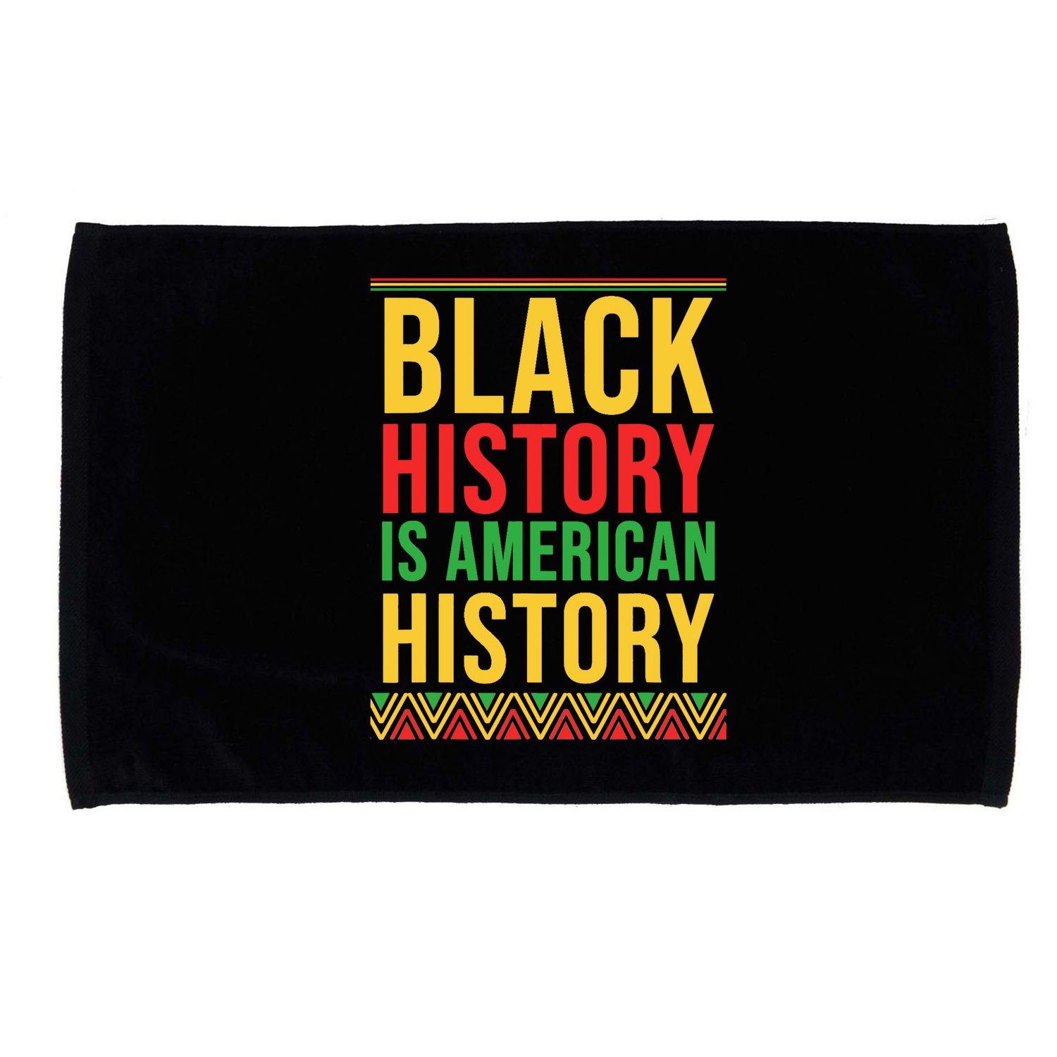 Bhm Gift Black History Is American History African American Microfiber Hand Towel