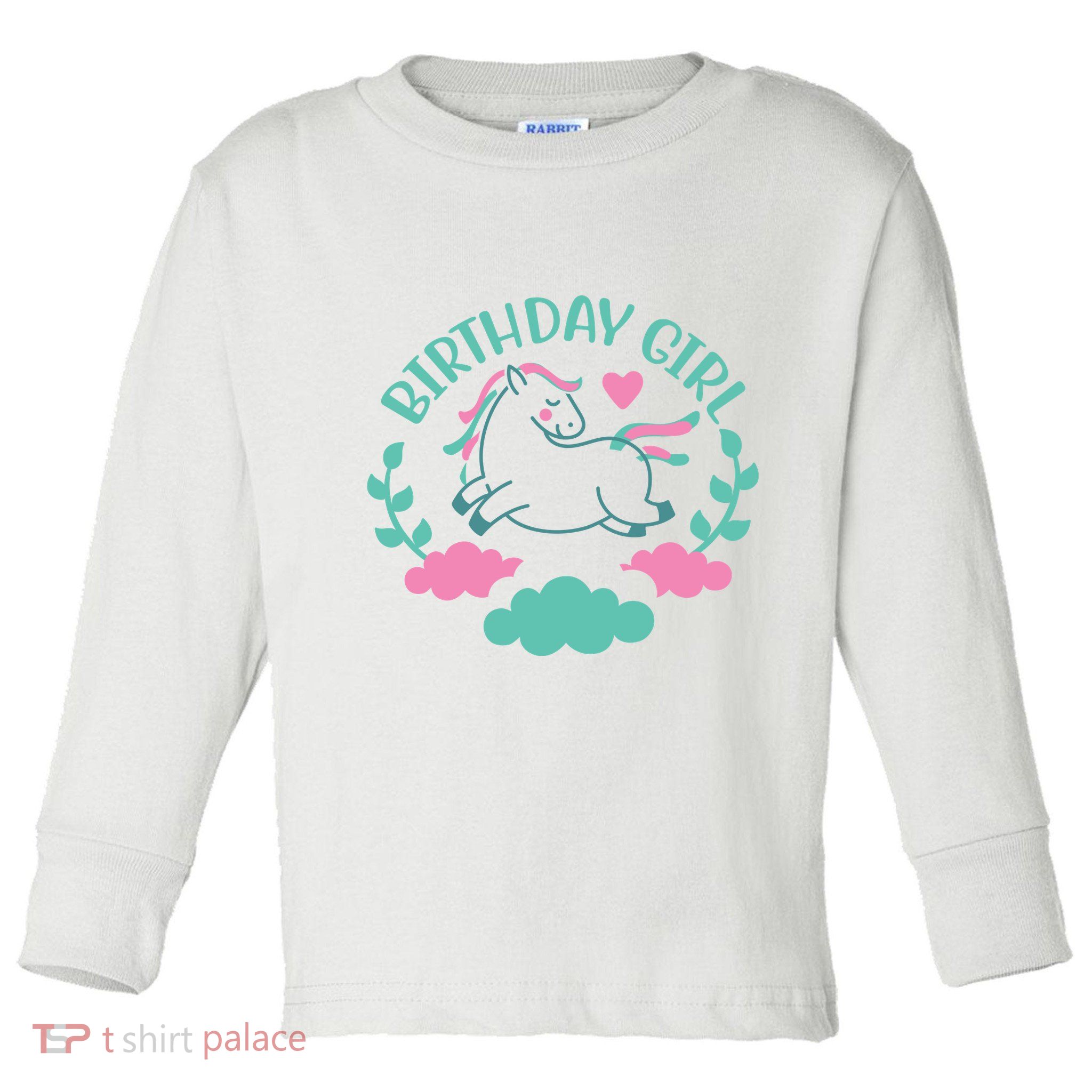 Birthday Girl Toddler Long Sleeve Shirt