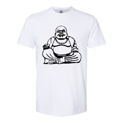 Buddha Gift Blue Small Softstyle® CVC T-Shirt