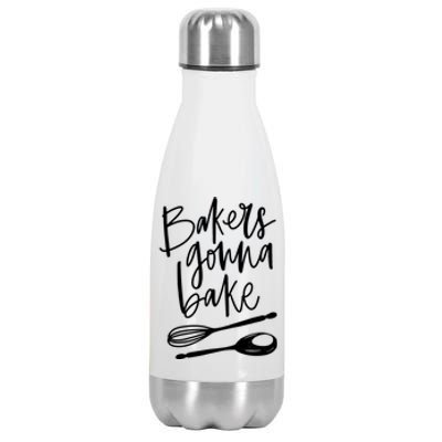 Bakers Gonna Bake Gift Stainless Steel Insulated Water Bottle