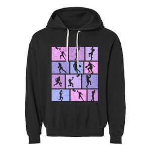 Basketball Girl Garment-Dyed Fleece Hoodie