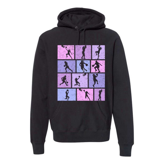 Basketball Girl Premium Hoodie