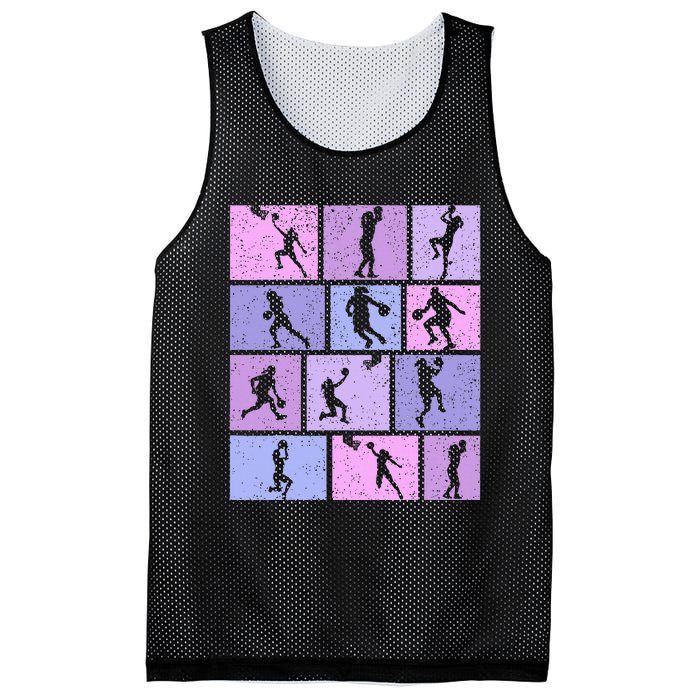 Basketball Girl Mesh Reversible Basketball Jersey Tank