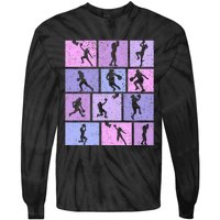 Basketball Girl Tie-Dye Long Sleeve Shirt