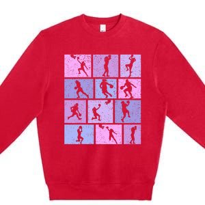 Basketball Girl Premium Crewneck Sweatshirt