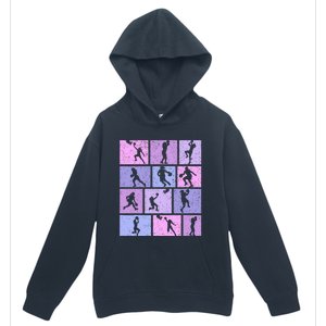 Basketball Girl Urban Pullover Hoodie