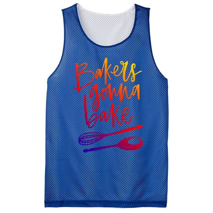 Bakers Gonna Bake Gift Mesh Reversible Basketball Jersey Tank