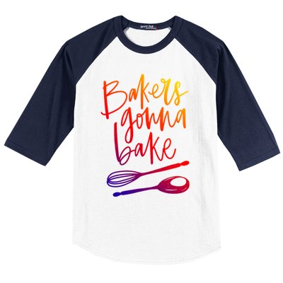 Bakers Gonna Bake Gift Baseball Sleeve Shirt