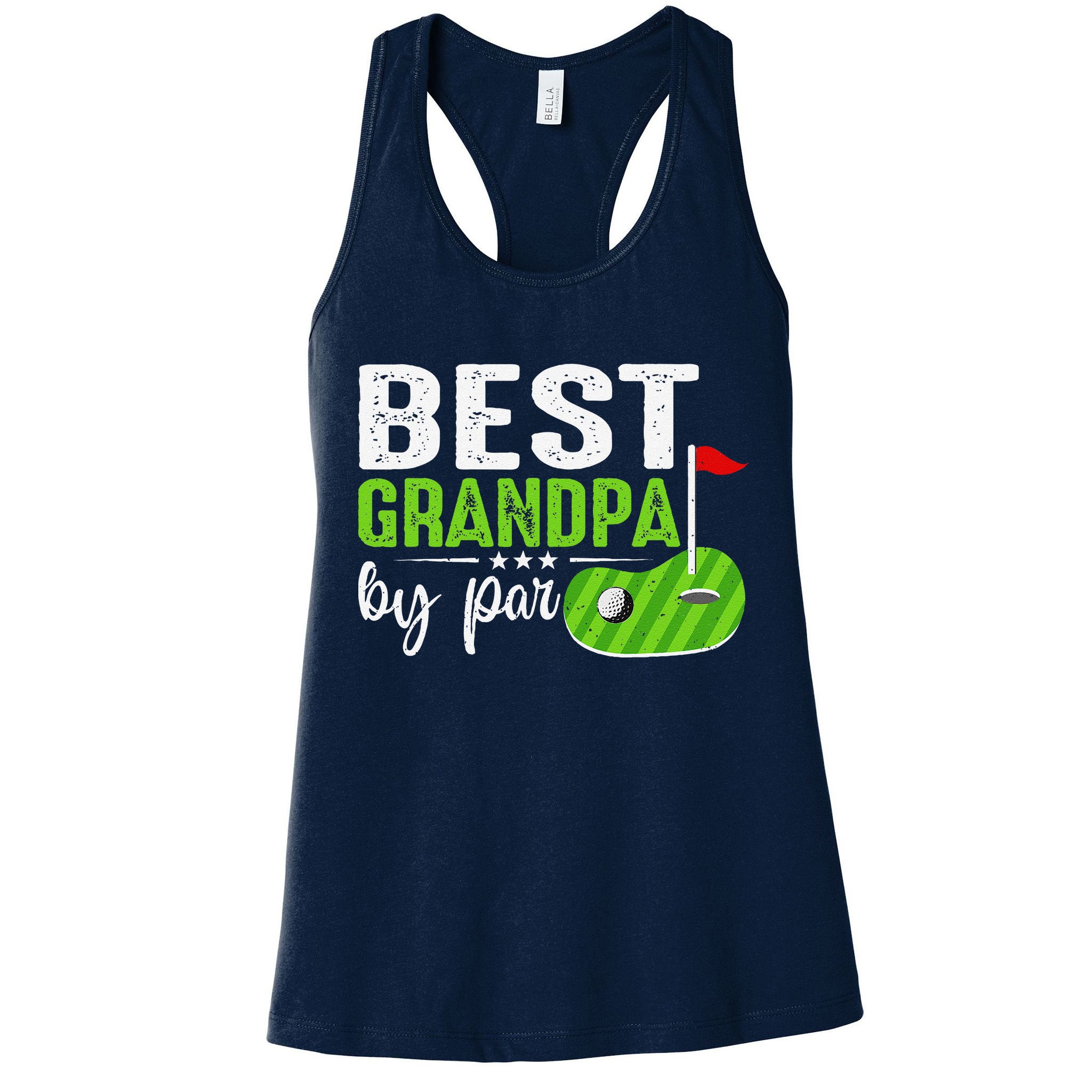 Best Grandpa By Par FatherS Day Golf Sports Lover Grandpa Womens Tank Top
