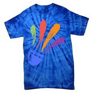 Badminton Gift Tie-Dye T-Shirt