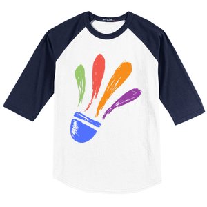 Badminton Gift Baseball Sleeve Shirt