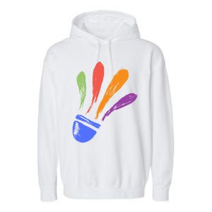 Badminton Gift Garment-Dyed Fleece Hoodie