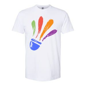 Badminton Gift Softstyle CVC T-Shirt