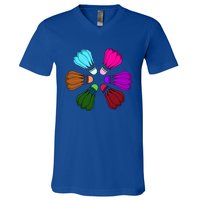 Badminton Gift V-Neck T-Shirt