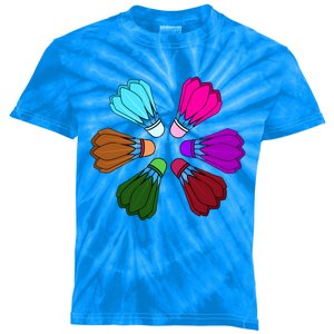 Badminton Gift Kids Tie-Dye T-Shirt