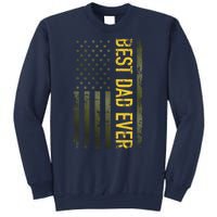 Best Gifts Best Dad Ever American Military Camouflage Flag Sweatshirt