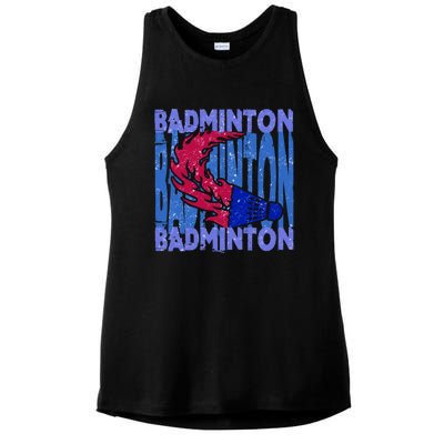 Badminton Gift Ladies PosiCharge Tri-Blend Wicking Tank