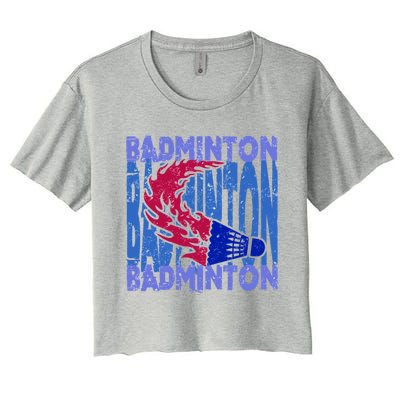 Badminton Gift Women's Crop Top Tee