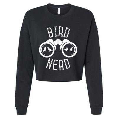 Birdwatcher Gifts Birdwatching Bird Nerd Cropped Pullover Crew