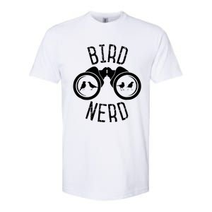 Birdwatcher Gifts Birdwatching Bird Nerd Softstyle CVC T-Shirt