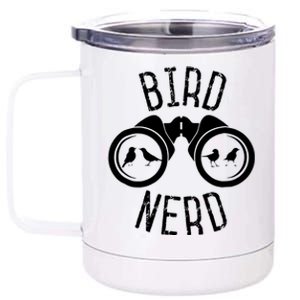 Birdwatcher Gifts Birdwatching Bird Nerd 12 oz Stainless Steel Tumbler Cup